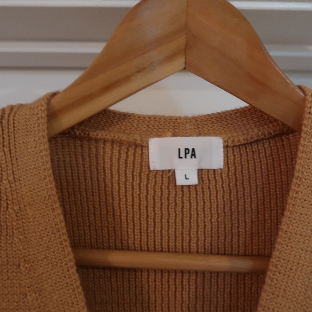 Long Sleeve Knit Sweater Button Down Maxi Dress - Picture 6 of 7